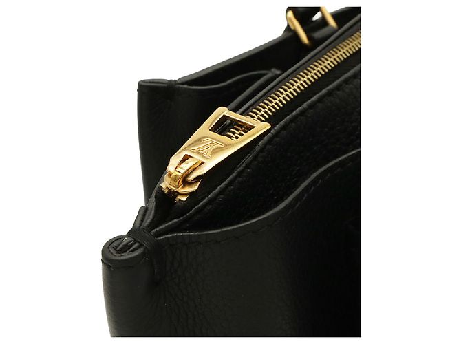 Borsa Louis Vuitton Lockme Nero - vista 5