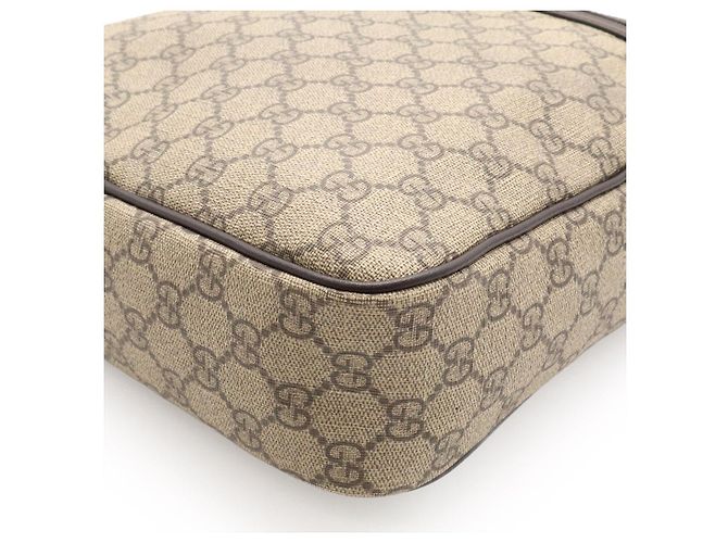 Borsa a tracolla Gucci GG Supreme Marrone Beige - vista 3