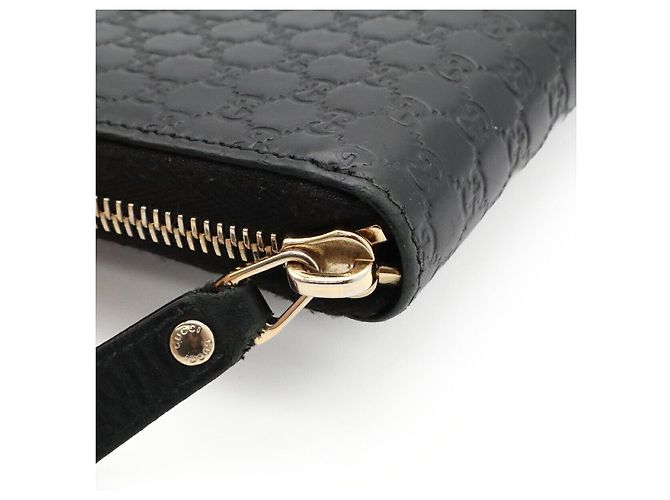 Gucci Micro Guccissima Langbrieftasche Schwarz - Ansicht 4