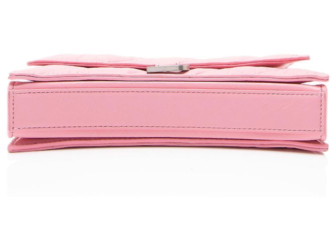Borsa a catena Small Crush in pelle matelassé Balenciaga Rosa - vista 4