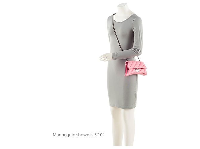 Borsa a catena Small Crush in pelle matelassé Balenciaga Rosa - vista 5