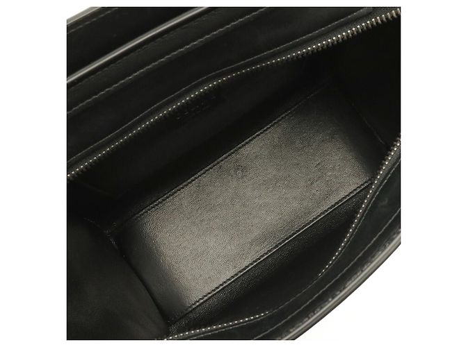 Céline Borsa a tracolla Celine Luggage Nano Shopper Nero - vista 9