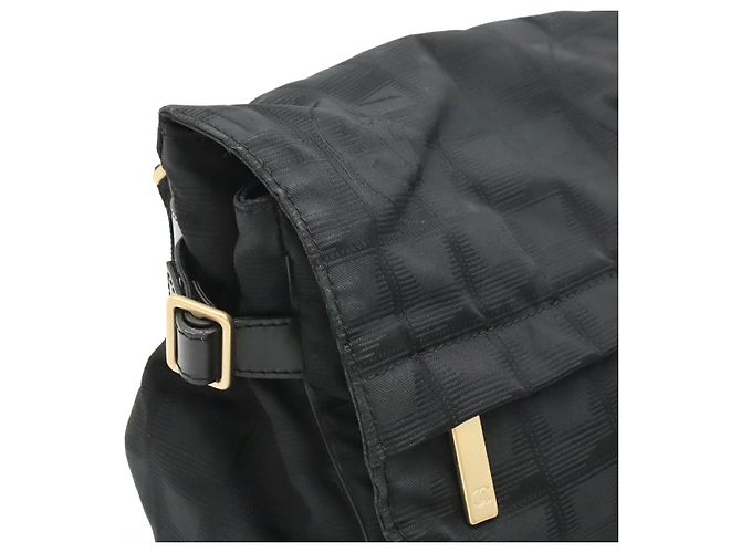 Borsa Messenger Chanel New Travel Line Nero - vista 7