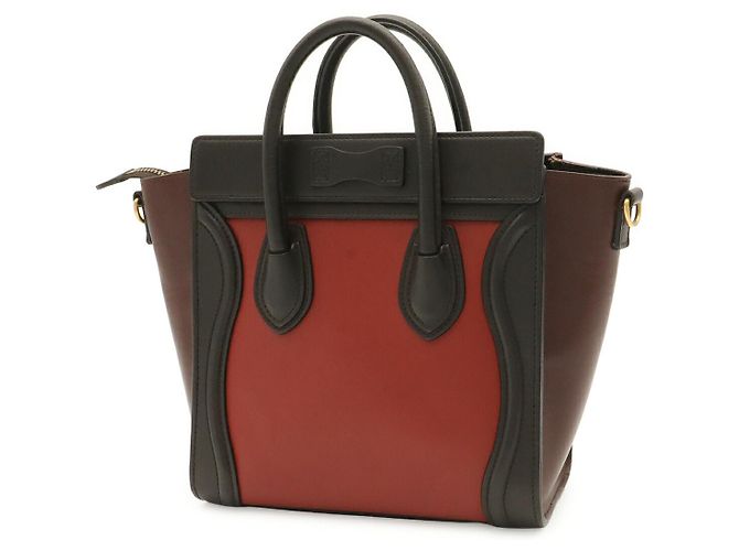 Céline Borsa a mano Celine Luggage Nano Shopper Multicolore - vista 2