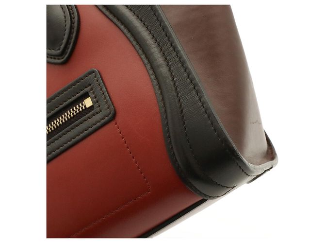 Céline Borsa a mano Celine Luggage Nano Shopper Multicolore - vista 4
