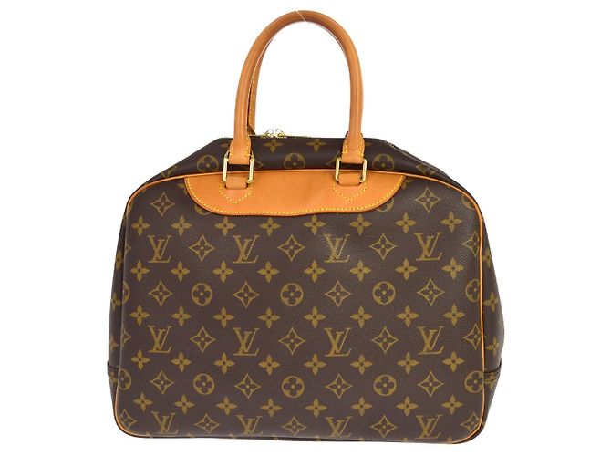 Louis Vuitton Deauville Monogram Canvas Standard Castaño - vista 2