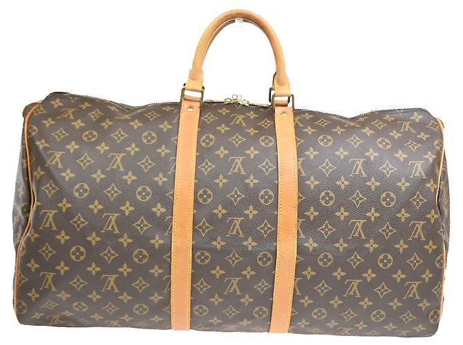 Louis Vuitton Keepall Monogram Canvas 55 Marrone - vista 2