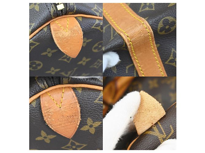 Louis Vuitton Keepall Monogram Canvas 55 Marrone - vista 6