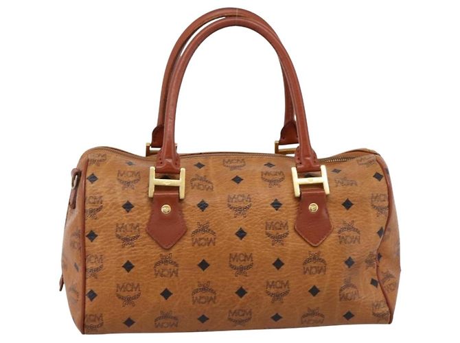 MCM Vicetos Porte-documents en cuir marron - vue 2