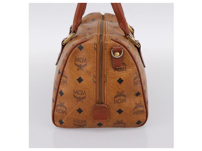 MCM Vicetos Porte-documents en cuir marron - vue 4