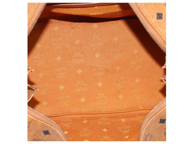 MCM Vicetos Porte-documents en cuir marron - vue 5