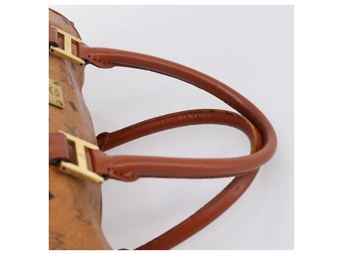 MCM Vicetos Porte-documents en cuir marron - vue 7