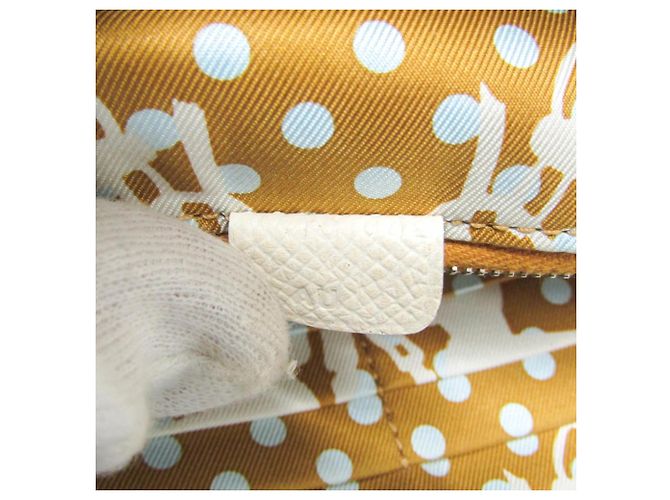 Hermès Hermes Azap Zip Around Silk'in Epsom Long Beige - vista 5