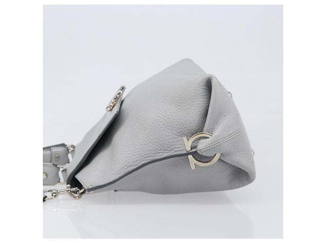 Salvatore Ferragamo Sofia Satchel Leather Medium Marrone - vista 4