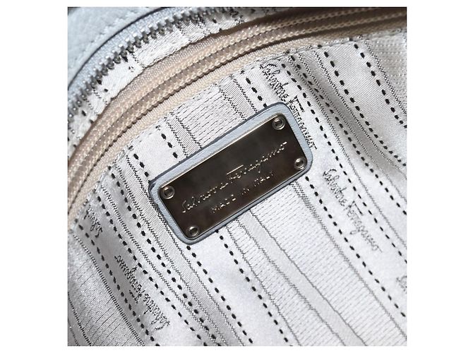 Salvatore Ferragamo Sofia Satchel Leather Medium Marrone - vista 7