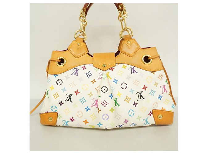 Borsa Louis Vuitton Monogram Multicolor Ursula Bianco - vista 12