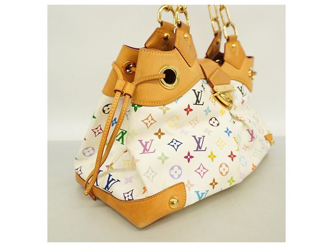 Borsa Louis Vuitton Monogram Multicolor Ursula Bianco - vista 2