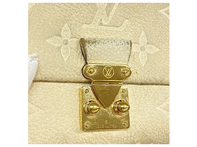 Cartera Louis Vuitton Cream Tri-fold Crudo - vista 7