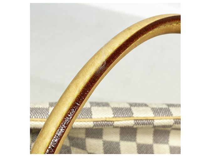 Borsa Louis Vuitton Damier Azur Saleya PM Bianco - vista 9