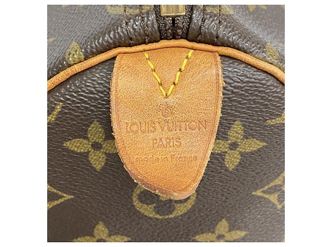 Louis Vuitton Monogram Speedy 35 Handtasche Braun - Ansicht 5