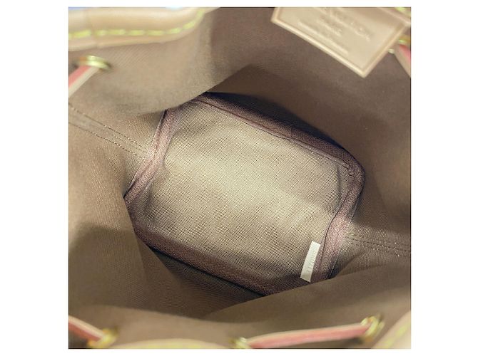 Borsa a tracolla Louis Vuitton Monogram Nano Noe Marrone - vista 4