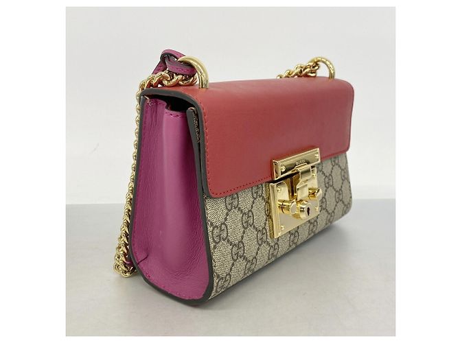 Borsa a tracolla Gucci GG Supreme Marrone Rosso - vista 2