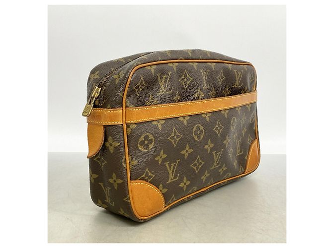 Borsa a Clutch Louis Vuitton Monogram Compiegne 28 Marrone - vista 2