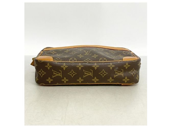 Borsa a Clutch Louis Vuitton Monogram Compiegne 28 Marrone - vista 3
