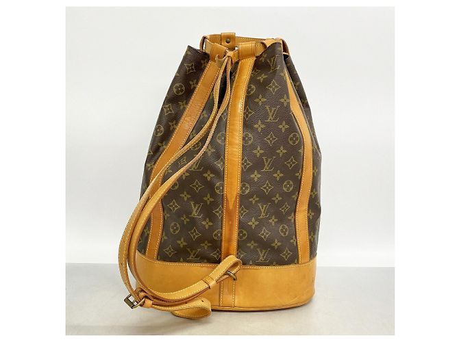 Louis Vuitton Monogram Randonee GM Schultertasche Braun - Ansicht 12
