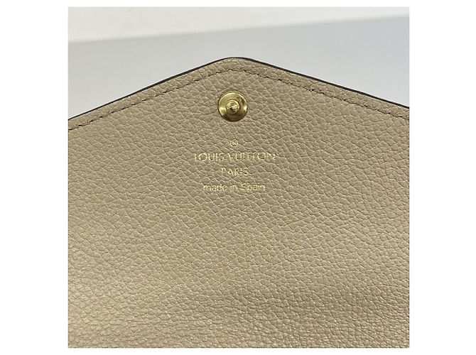 Louis Vuitton Monogram Empreinte Portefeuille Sarah Long Wallet Grigio - vista 4