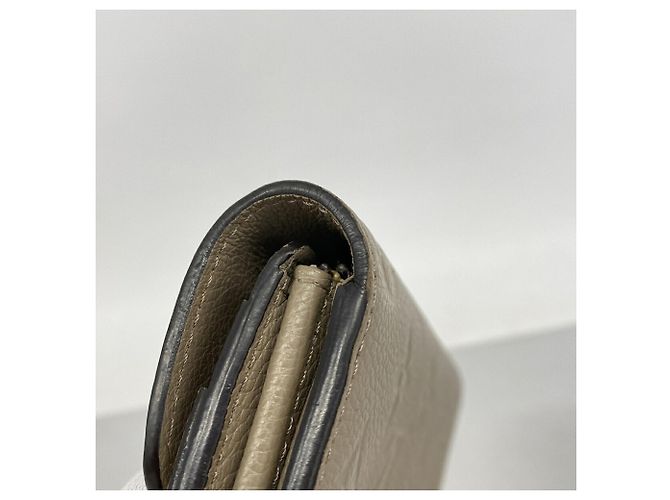 Louis Vuitton Monogram Empreinte Portefeuille Sarah Long Wallet Grigio - vista 6