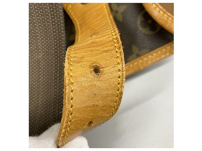 Sac à main Louis Vuitton Monogram Sac Chasse Marron - vue 11