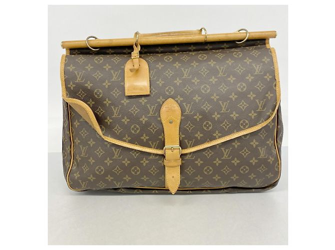 Sac à main Louis Vuitton Monogram Sac Chasse Marron - vue 15