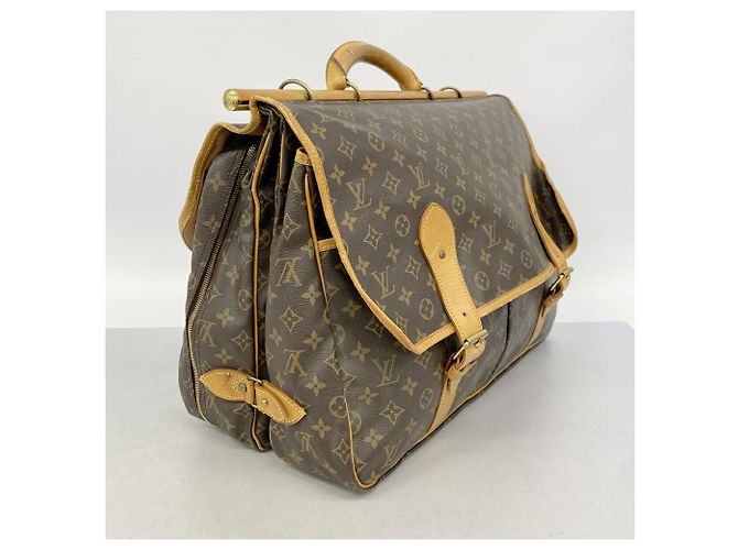 Sac à main Louis Vuitton Monogram Sac Chasse Marron - vue 2