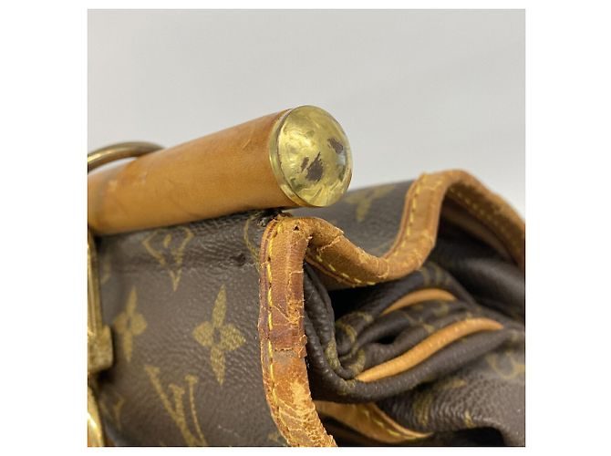 Sac à main Louis Vuitton Monogram Sac Chasse Marron - vue 7
