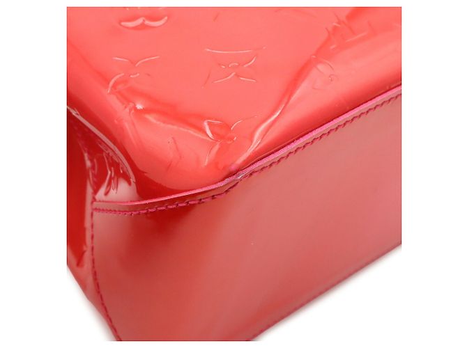 Borsa Louis Vuitton Monogram Vernis Wilshire PM Rosa - vista 4