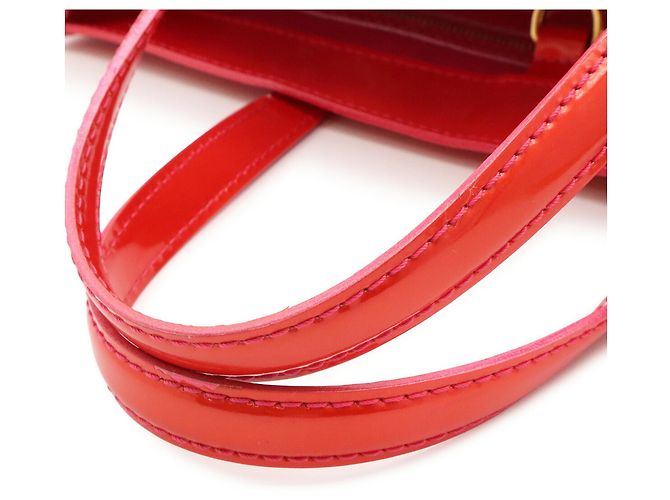 Borsa Louis Vuitton Monogram Vernis Wilshire PM Rosa - vista 5
