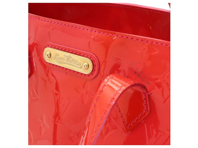 Borsa Louis Vuitton Monogram Vernis Wilshire PM Rosa - vista 6
