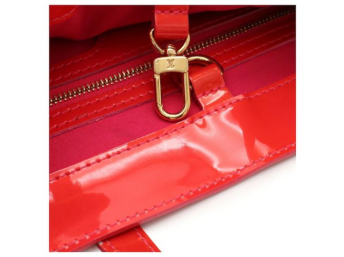 Borsa Louis Vuitton Monogram Vernis Wilshire PM Rosa - vista 8