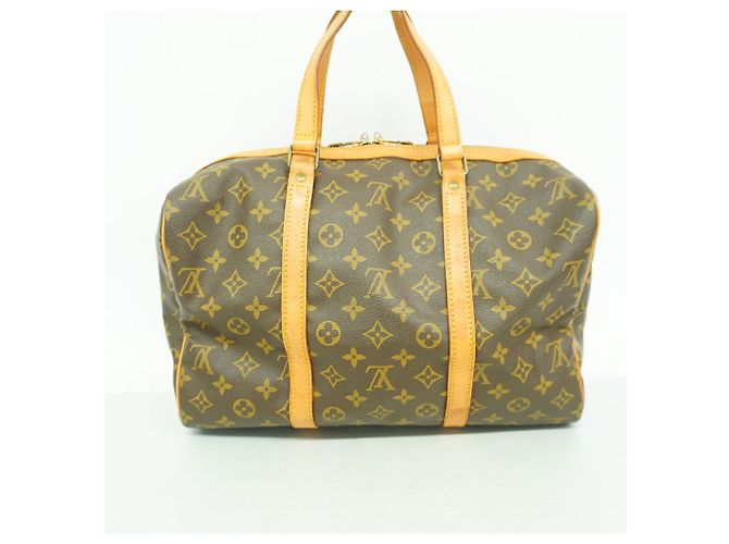 Borsa Boston Louis Vuitton Monogram Sac Souple 35 Marrone - vista 11