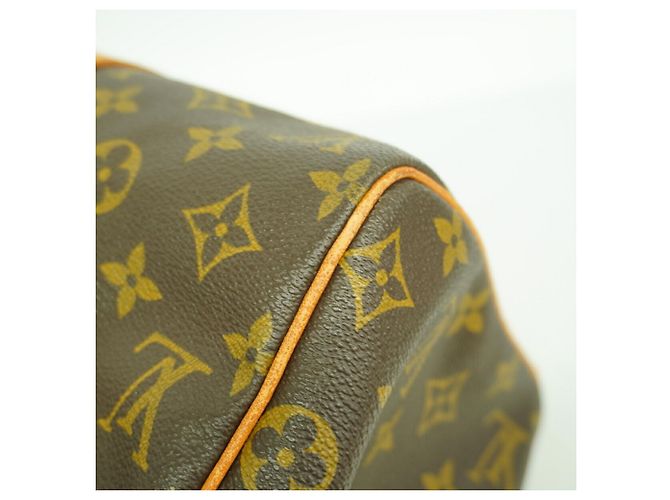 Borsa Boston Louis Vuitton Monogram Sac Souple 35 Marrone - vista 7