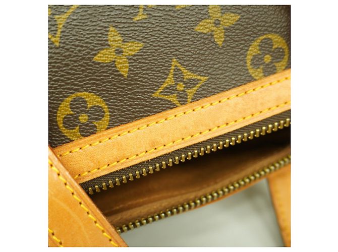 Borsa Boston Louis Vuitton Monogram Sac Souple 35 Marrone - vista 9
