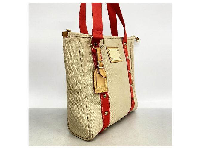 Borsa Tote Louis Vuitton Antigua Cabas MM Beige - vista 2