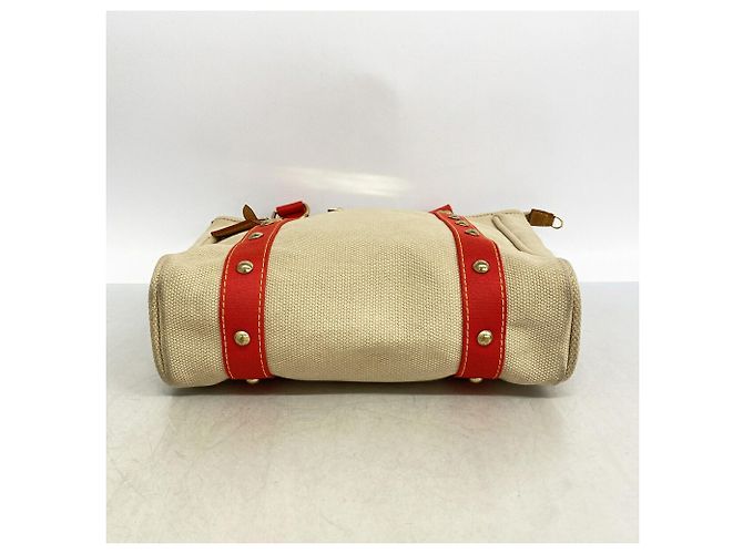 Borsa Tote Louis Vuitton Antigua Cabas MM Beige - vista 3
