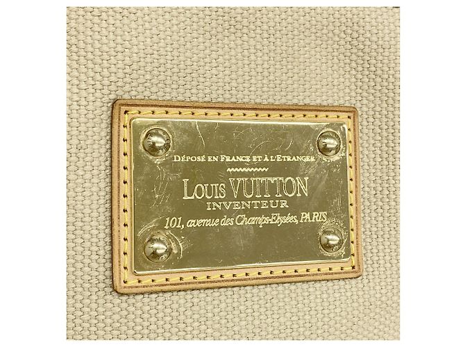 Borsa Tote Louis Vuitton Antigua Cabas MM Beige - vista 9