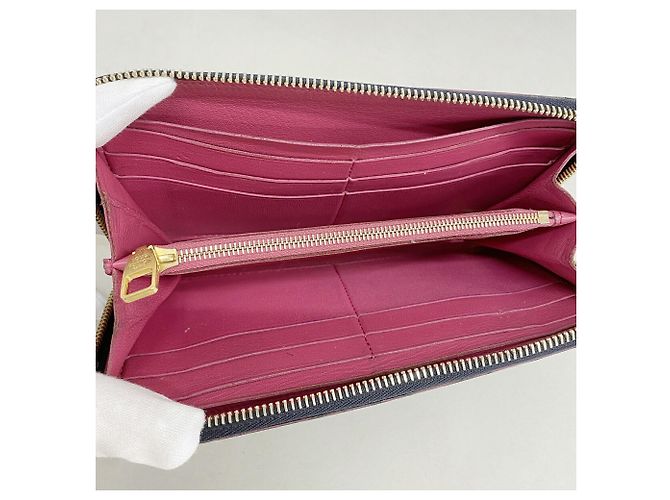 Louis Vuitton Parnasséa Portefeuille Iena Long Wallet Blu - vista 3