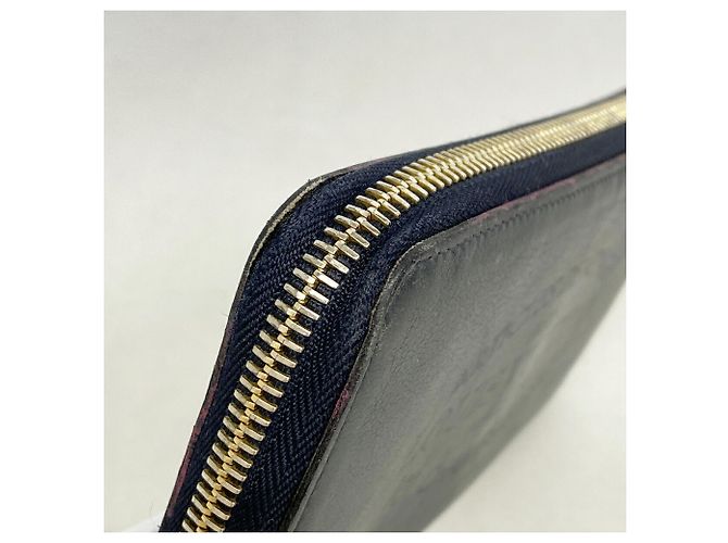Louis Vuitton Parnasséa Portefeuille Iena Long Wallet Blu - vista 6