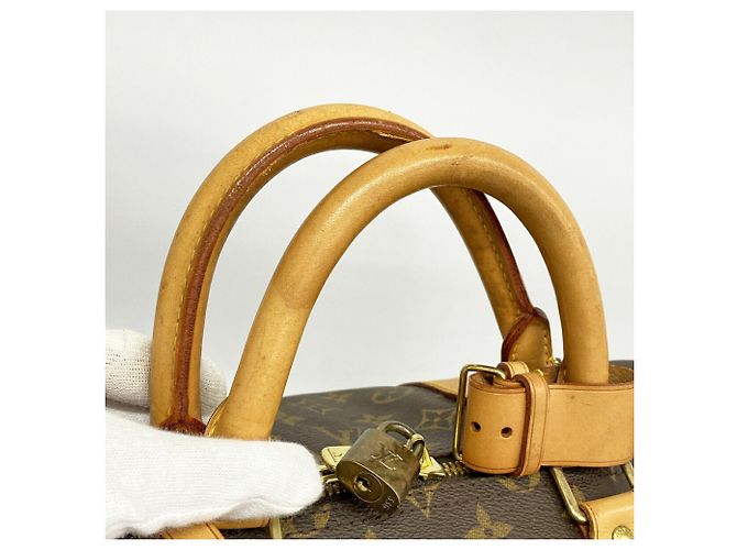 Louis Vuitton Boston Monogram Keepall 55 Castaño - vista 10