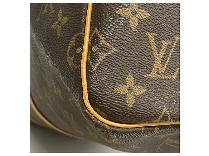 Louis Vuitton Boston Monogram Keepall 55 Castaño - vista 8