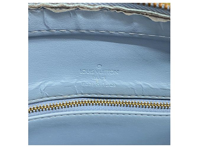 Borsa Tote Louis Vuitton Vernis Houston Blu chiaro - vista 5